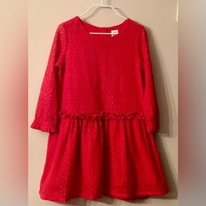 Baby Gap 4 years toddler red dress